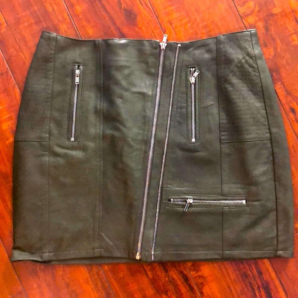 NanaMacs Leather Skirt